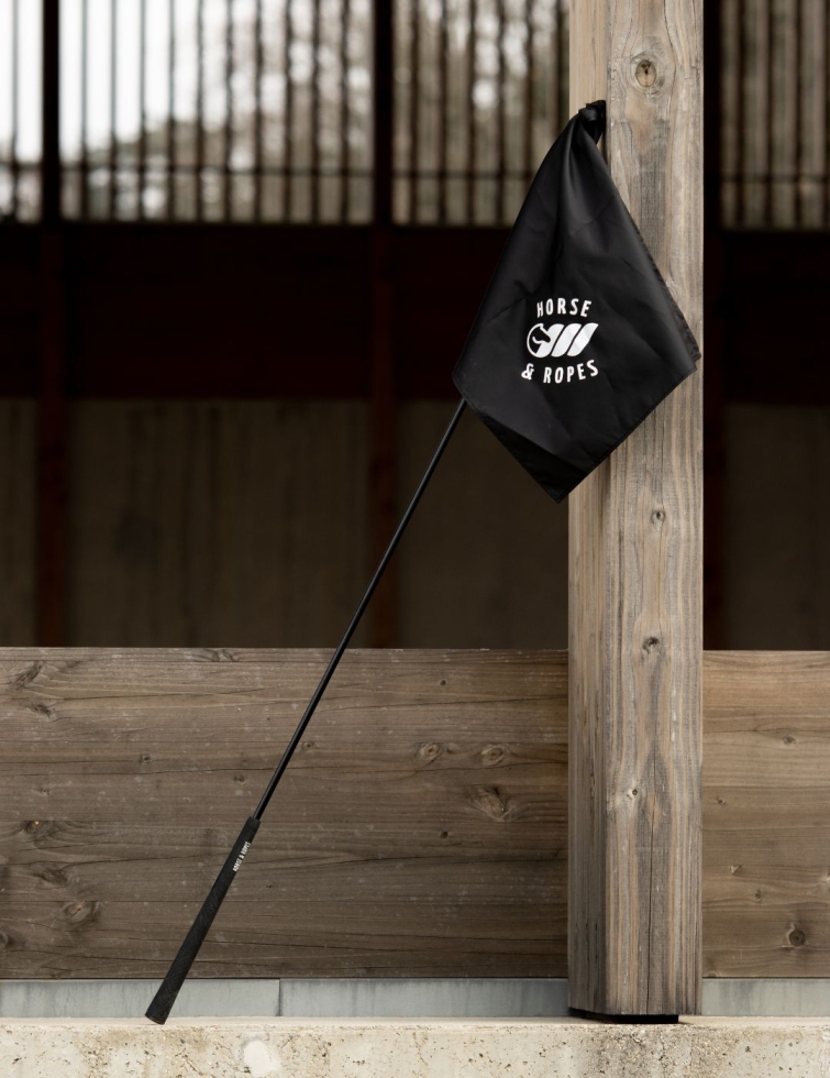 Flag noir à fixer sur un stick 2