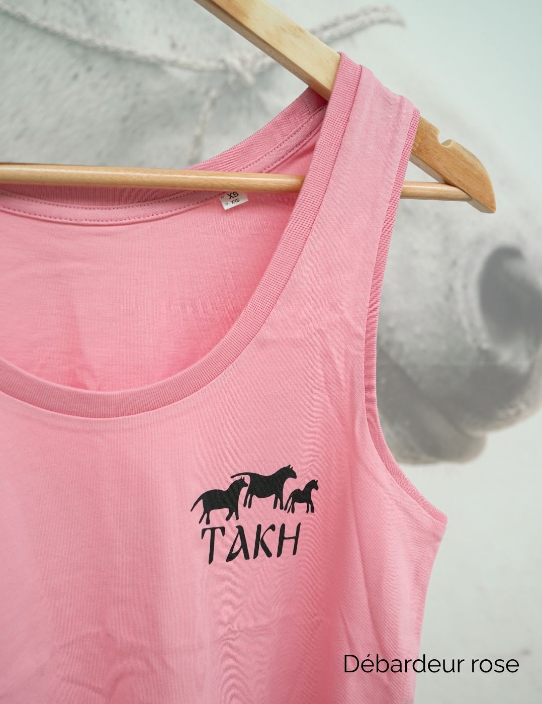 Débardeur rose Takh