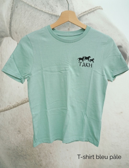 Tshirt bleu pâle Takh col rond