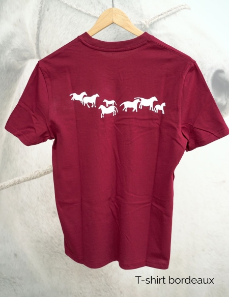 Tshirt bordeaux Takh col rond