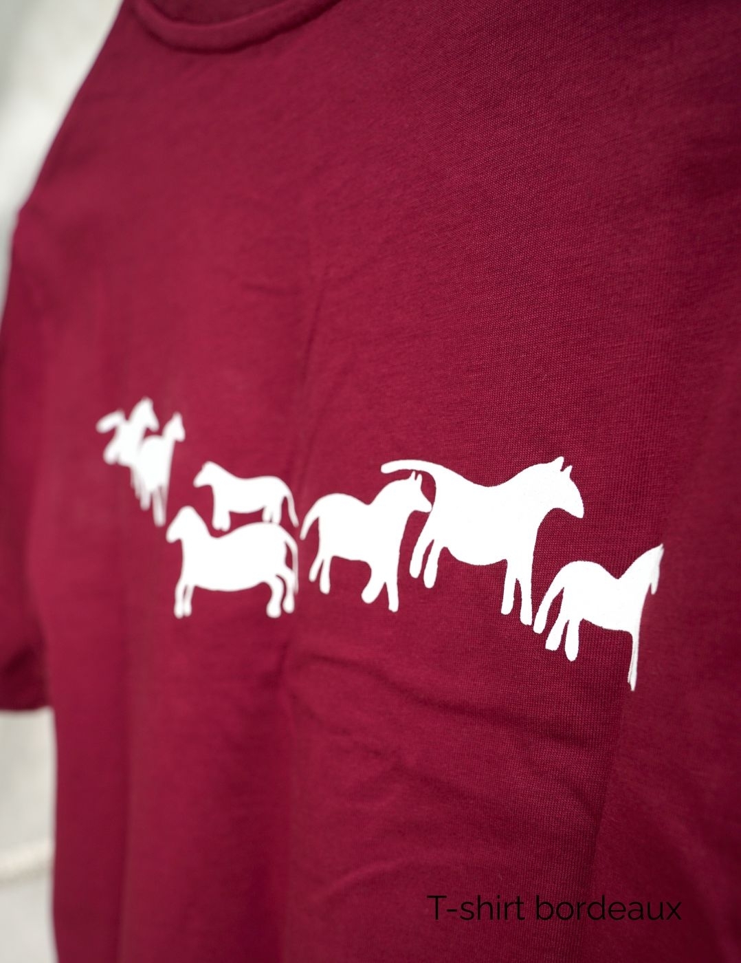 Tshirt bordeaux Takh col rond