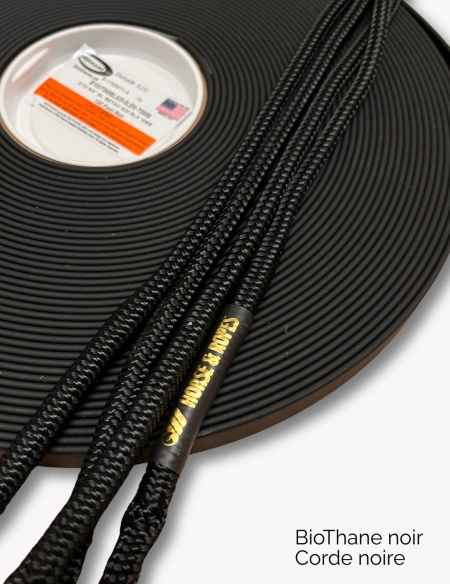 Longues rênes BioThane-Corde