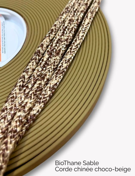 Longues rênes BioThane-Corde