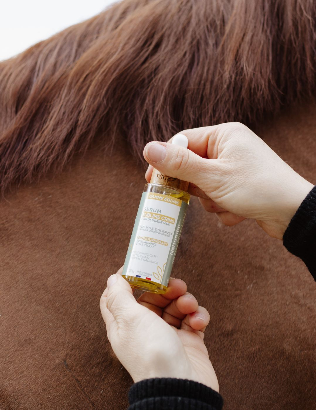 Serum pour crins chevaux