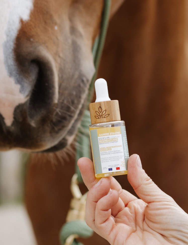 serum soin pour soulager inconfort respiratoire du cheval